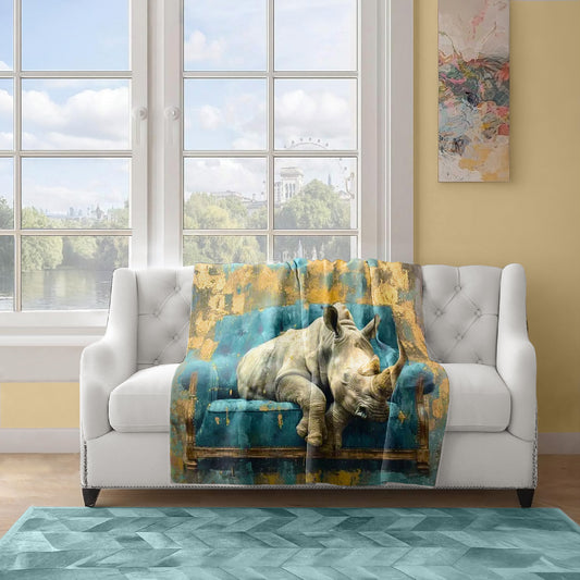 Rhino Chilling Light Weight Fleece Blanket