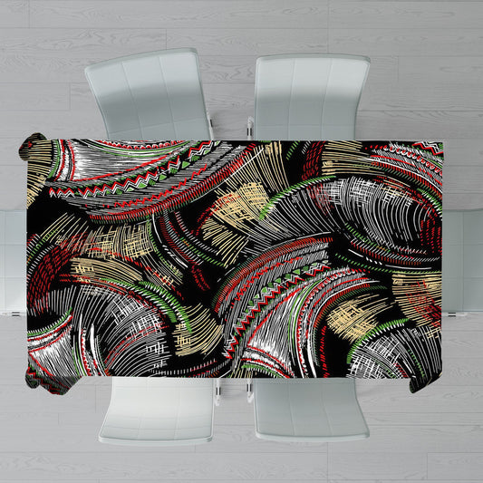 Rhythm Of Africa Rectangle Tablecloth