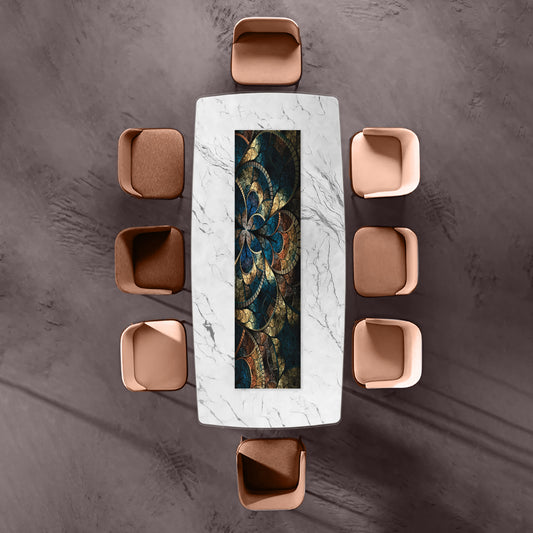 Rich Teal 160cm Table Runner