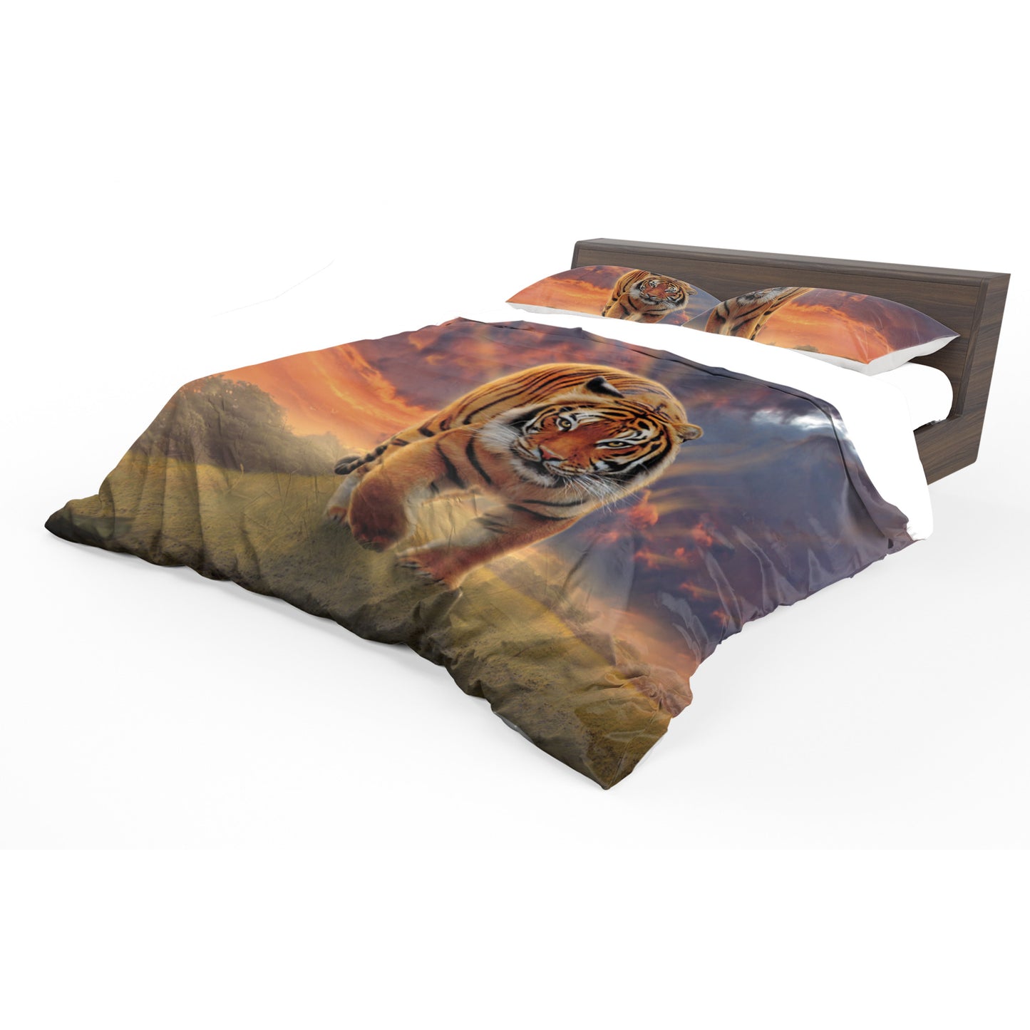 Rising Tiger Duvet Cover Set By Vincent Hie