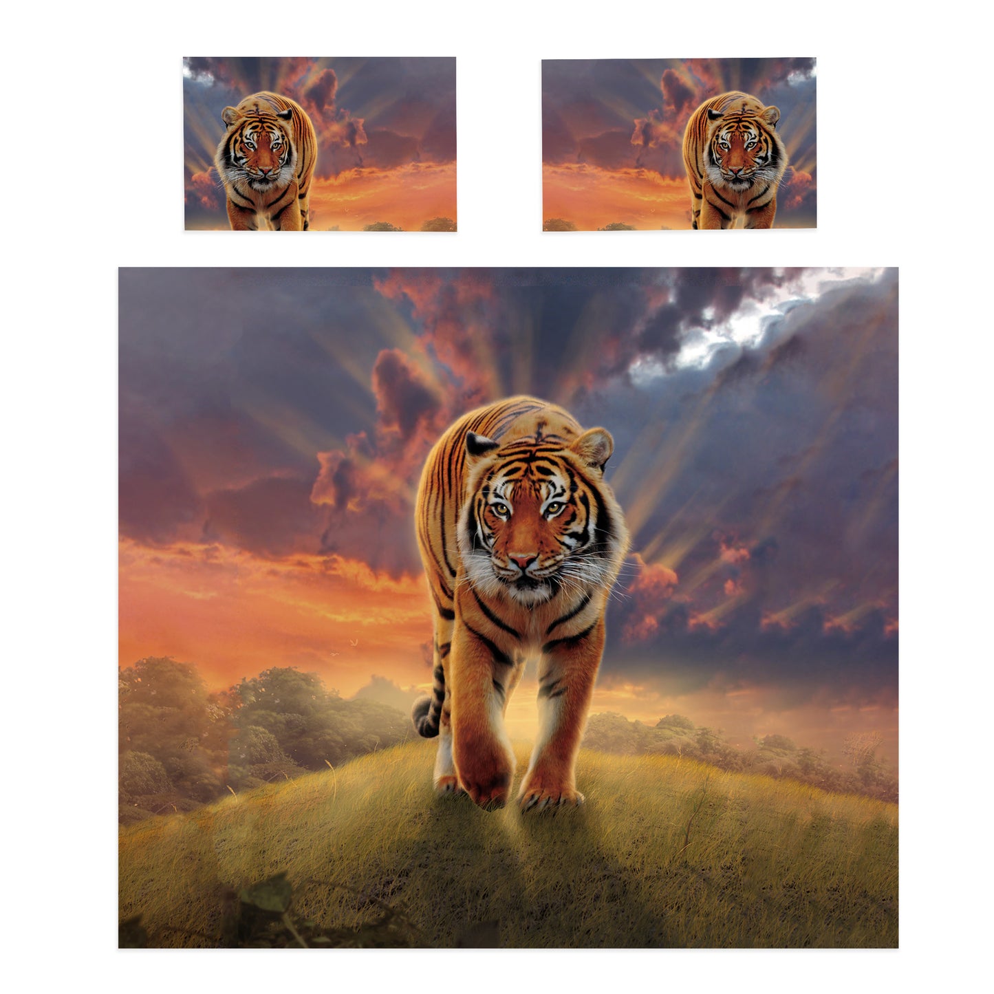 Rising Tiger Duvet Cover Set By Vincent Hie