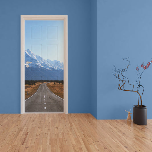Decoupage - Road to Ice Mountain Door