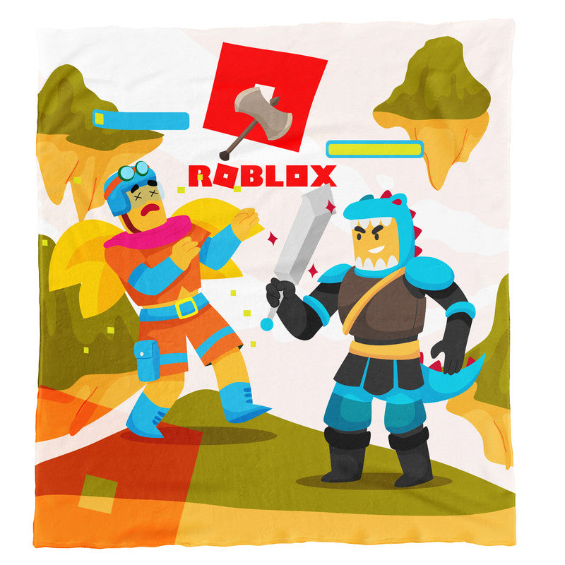 Roblox Warriors Light Weight Fleece Blanket