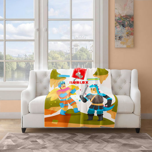 Roblox Warriors Light Weight Fleece Blanket