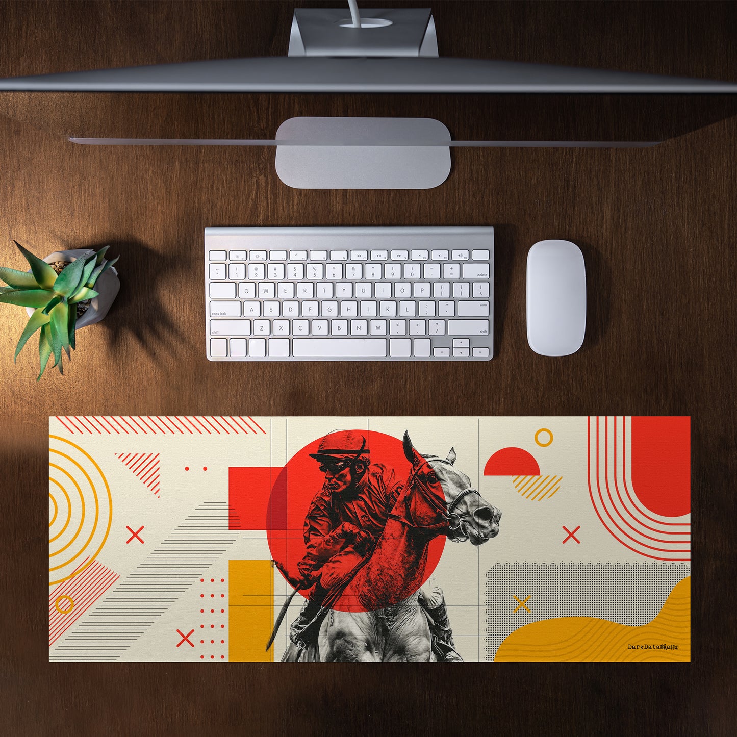Rodeo Redemption Desk Pad by Wikus Schalkwyk