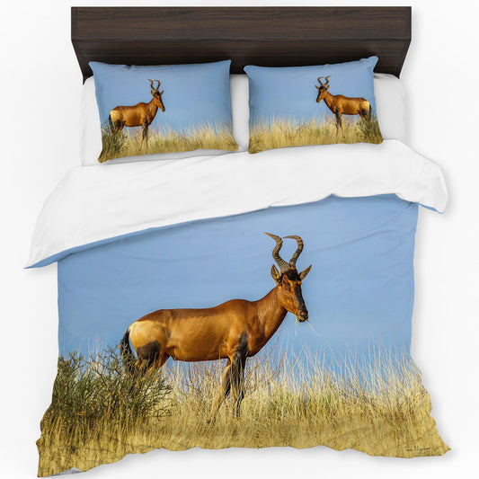 Rooi Hartebees By Fanie Heymans Duvet Cover Set