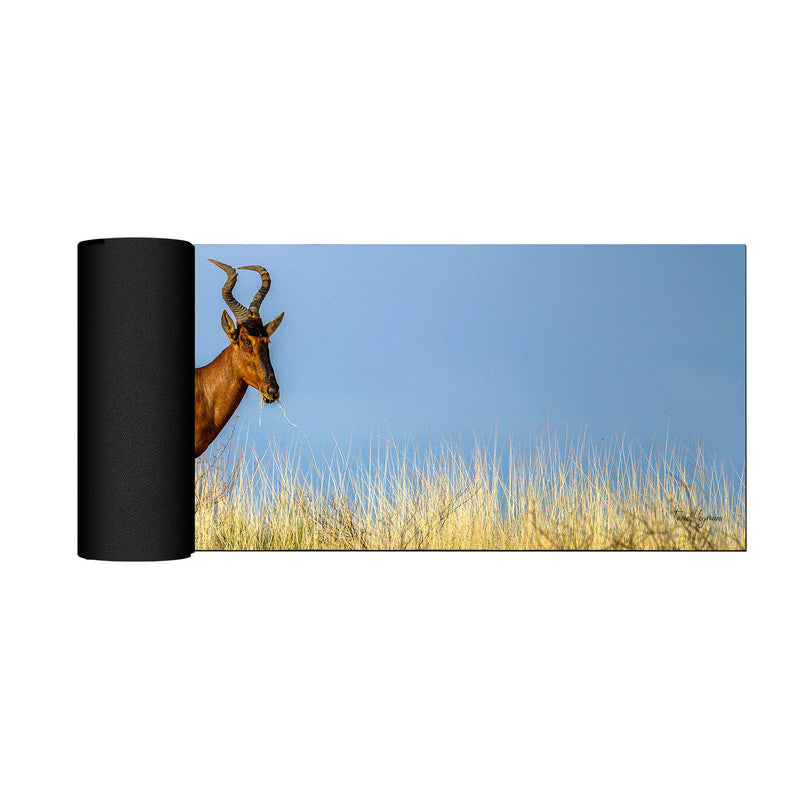 Rooi Hartebees Fanie Large Desk Pad By Fanie Heymans