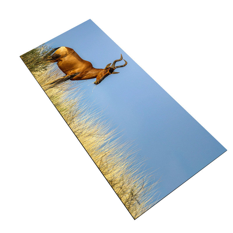 Rooi Hartebees Fanie Large Desk Pad By Fanie Heymans