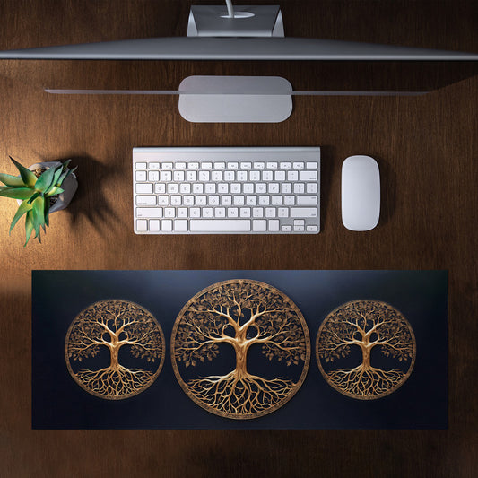 Roots Of Eternity Large Desk Pad by Nathan Pieterse