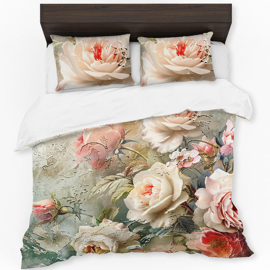 Rose Brush Baroque Duvet Cover Set