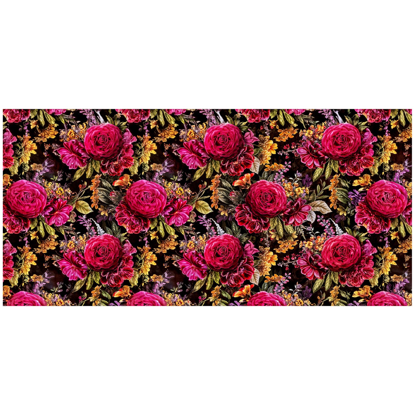 Rose Corner 3m Rectangle Tablecloth