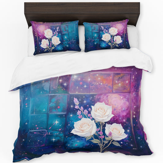 Rose Spatial Window Duvet Cover Set