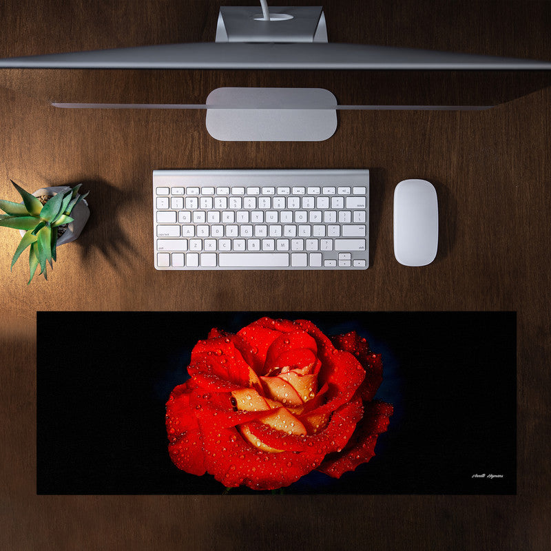 Roses are Red Large Desk Pad By Annette Heymans