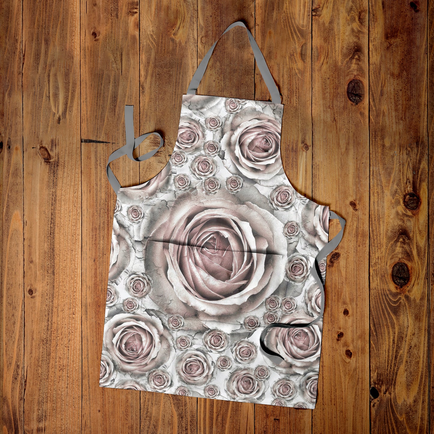 Roses Medium Length Apron By Mark Van Vuuren
