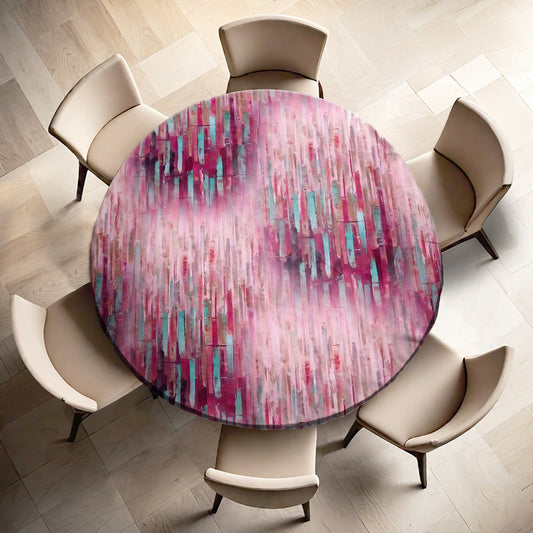 Rosy Reverie Round Tablecloth