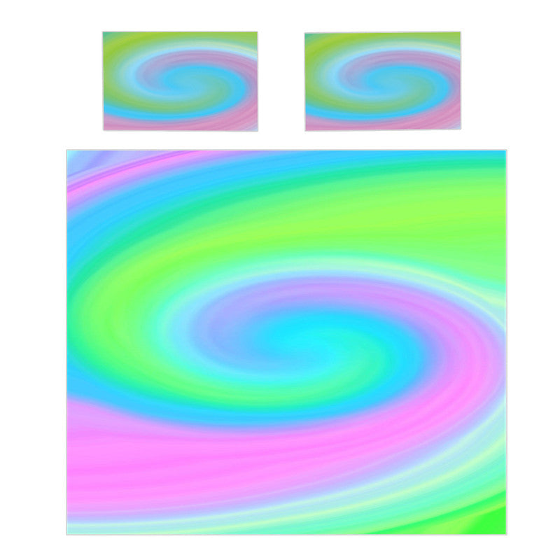 Roundabout Rainbow Duvet Cover Set