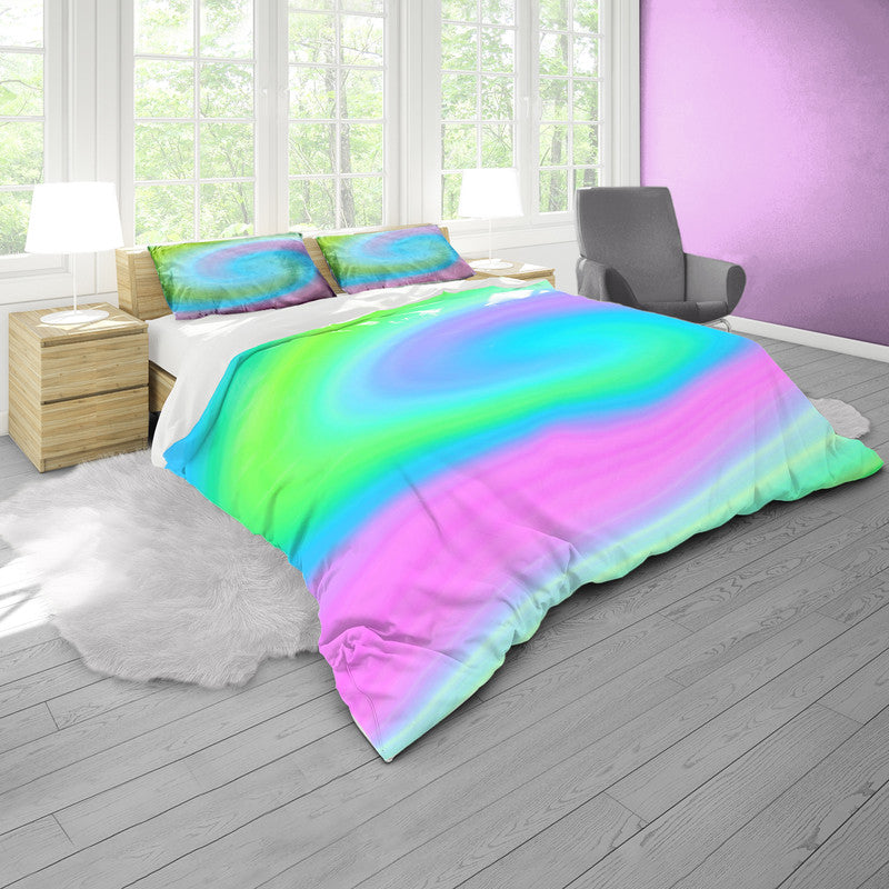 Roundabout Rainbow Duvet Cover Set