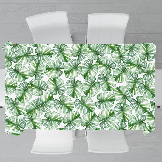 Tropical Palm Leaves Rectangle Tablecloth By Mark Van Vuuren