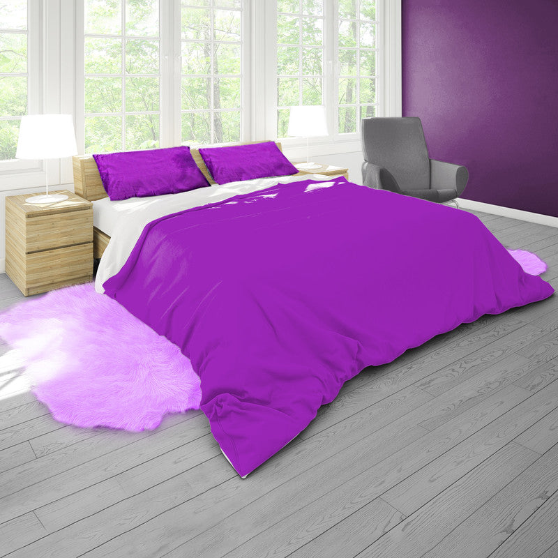Royal Purple Duvet Cover Set