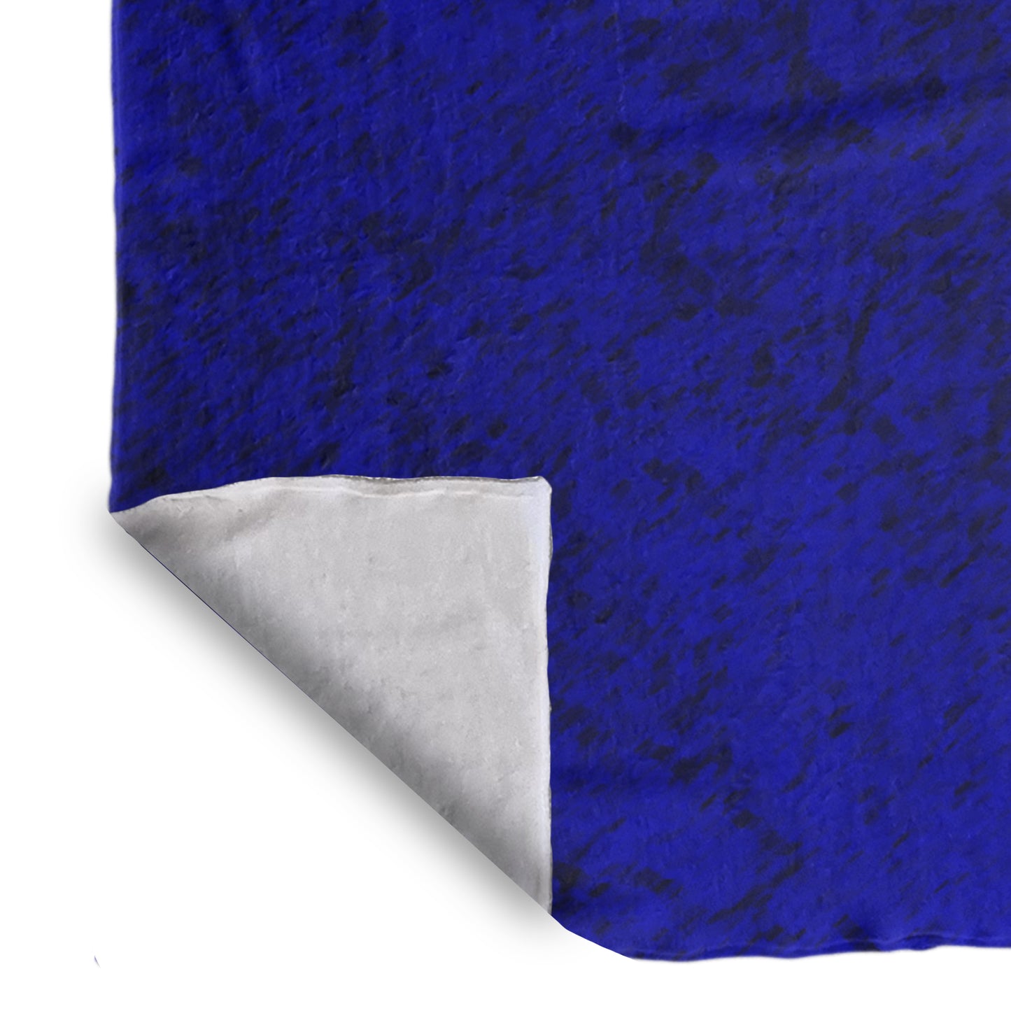 Royal Blue Light Bed Throw