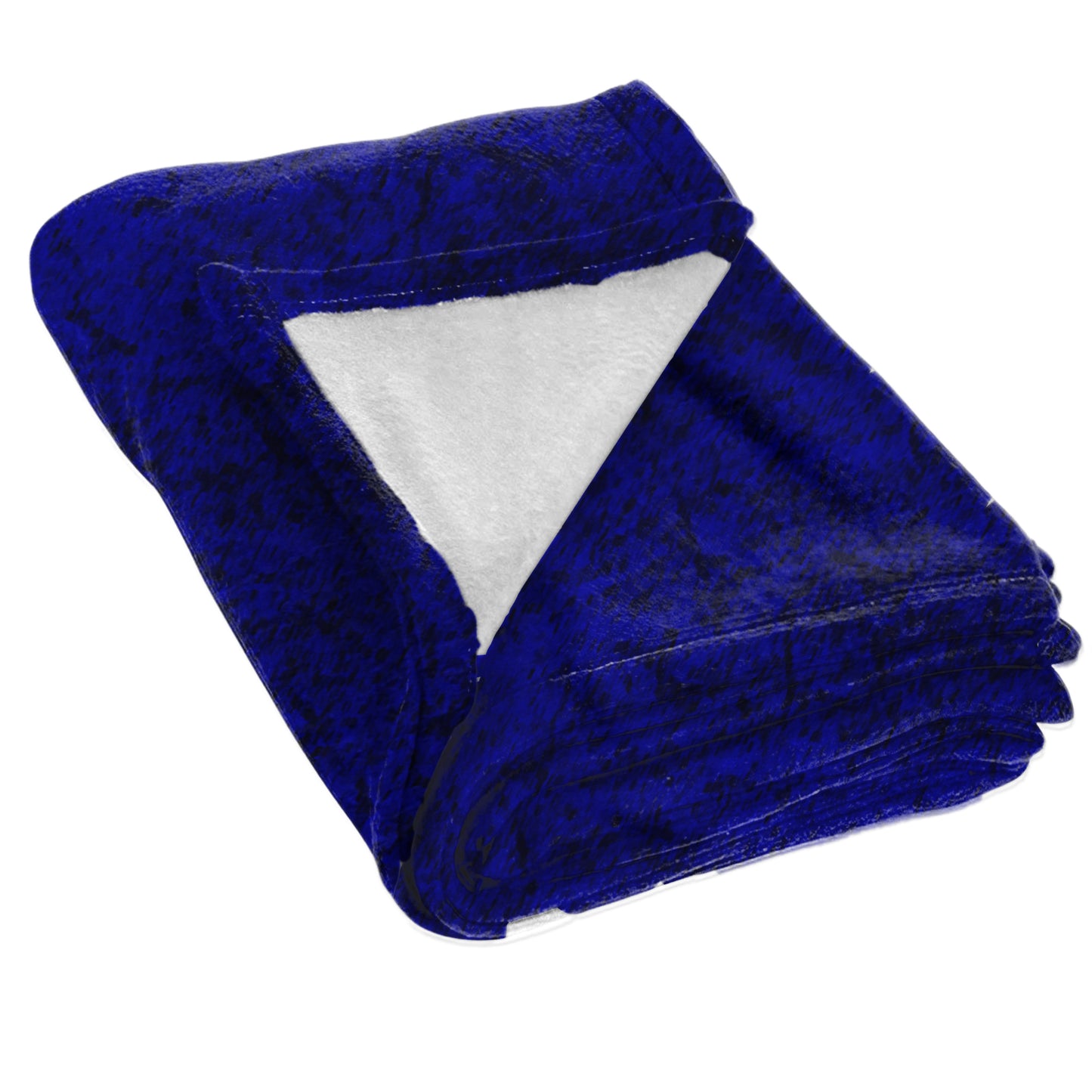 Royal Blue Light Bed Throw