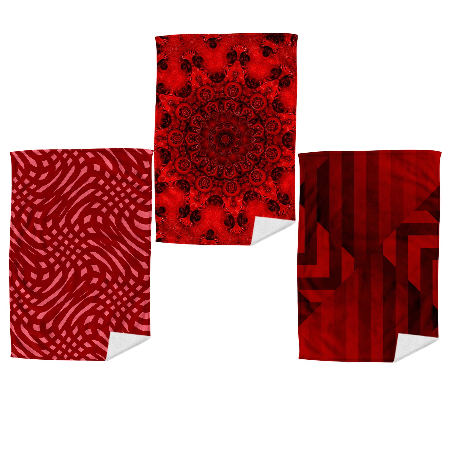 Royal Red Dish Cloth (Set of 3)