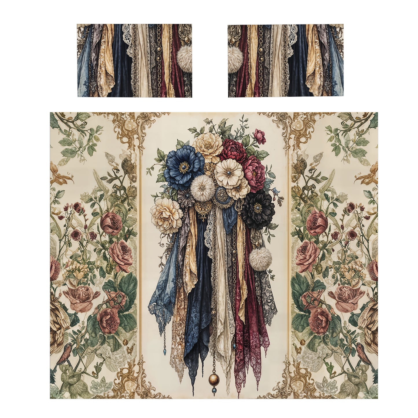 Royal Victorian Three Duvet Cover Set