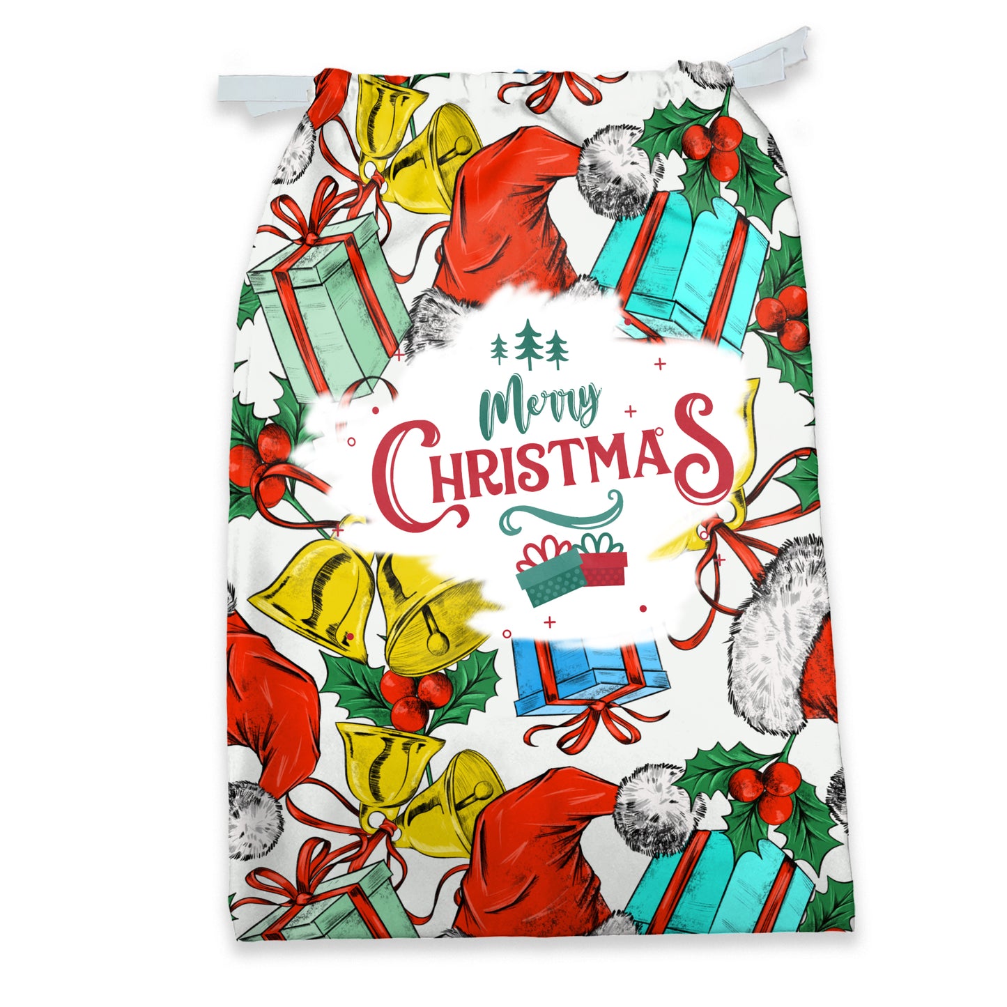 Pattern Merry Christmas Gift Sack