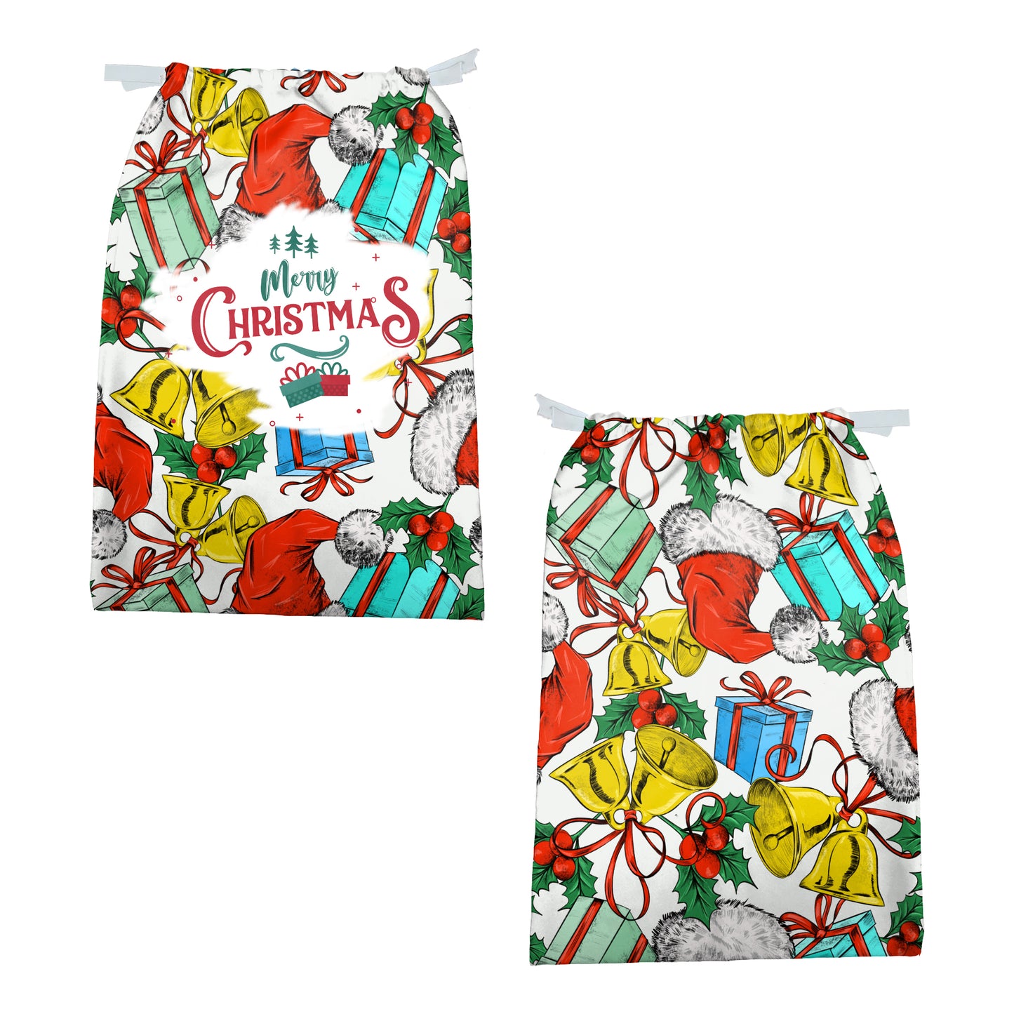 Pattern Merry Christmas Gift Sack
