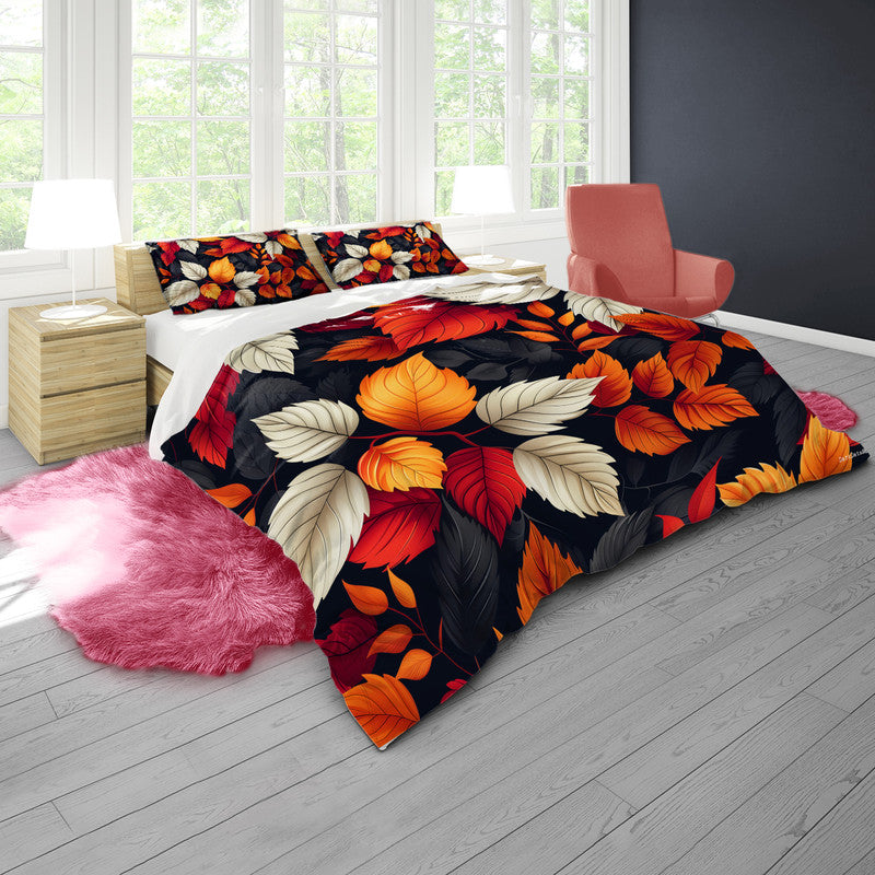 Rustic Autumn Florals Duvet Cover Set by Wikus Schalkwyk