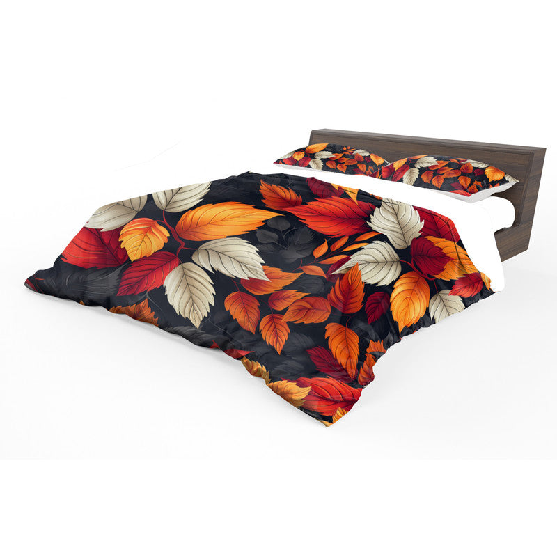 Rustic Autumn Florals Duvet Cover Set by Wikus Schalkwyk