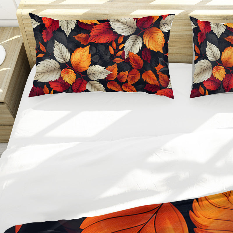 Rustic Autumn Florals Duvet Cover Set by Wikus Schalkwyk