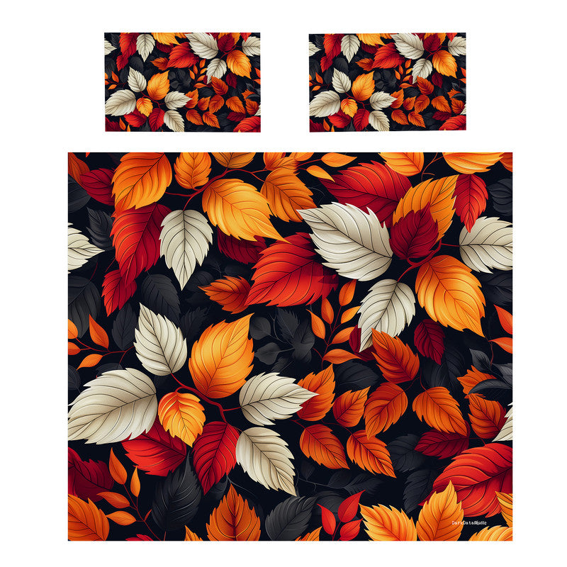 Rustic Autumn Florals Duvet Cover Set by Wikus Schalkwyk