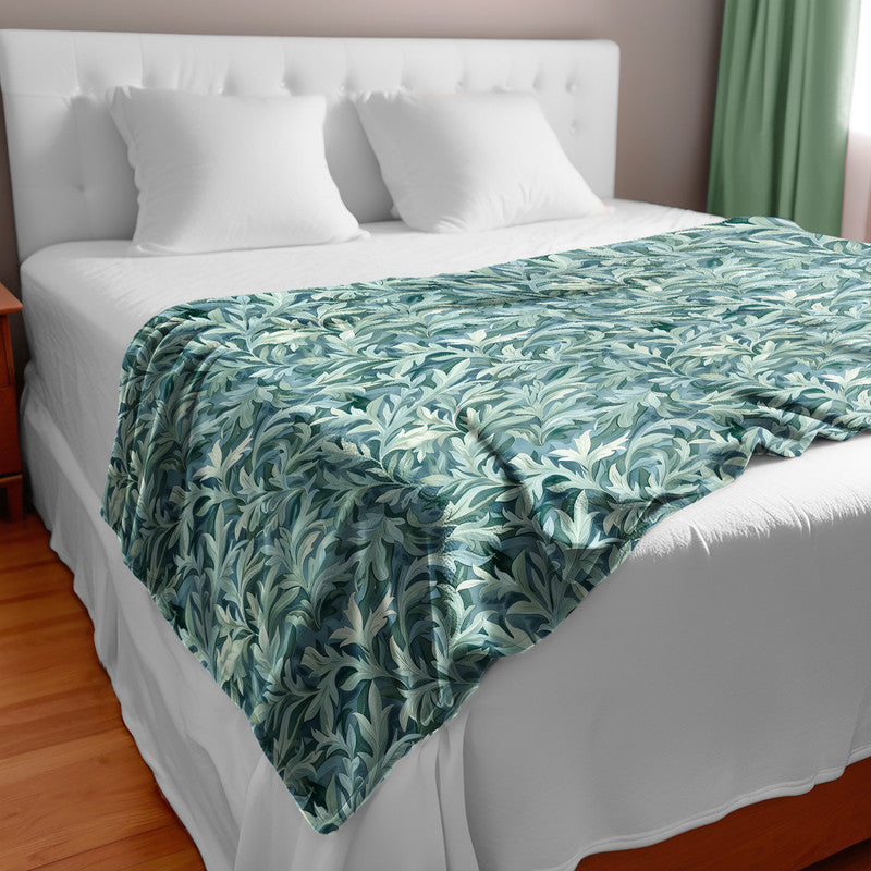 Rustle In The Wind Bed Throw Blanket
