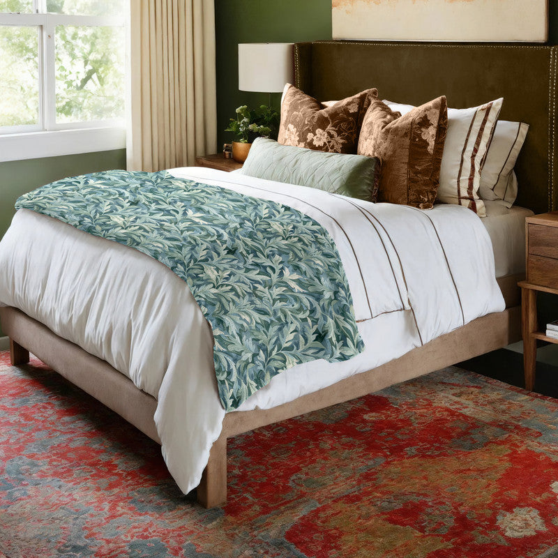 Rustle In The Wind Bed Throw Blanket