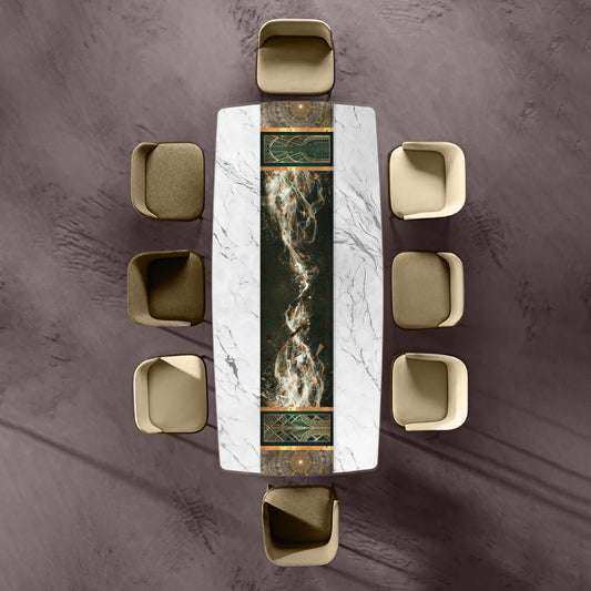 SPECIAL: Abstract Steampunk Table Runner