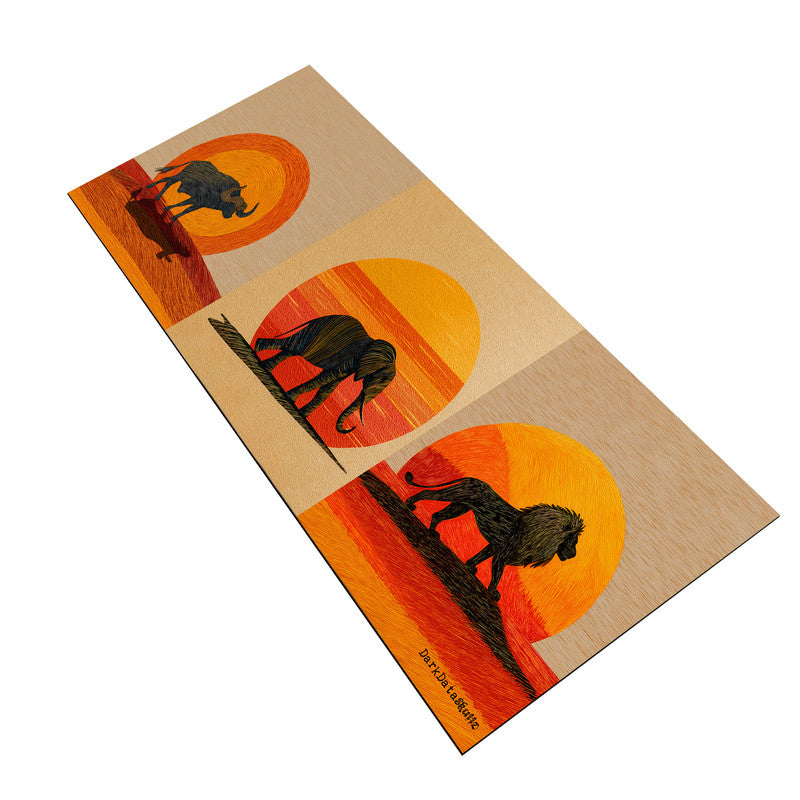 Safari Animals Desk Pad by Wikus Schalkwyk