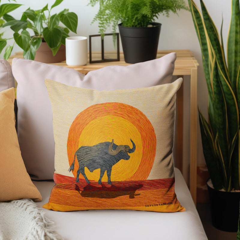Safari Buffalo Luxury Scatter by Wikus Schalkwyk