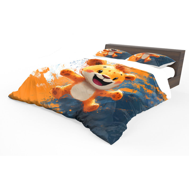 Safari Lion Cub Duvet Cover Set by Wikus Schalkwyk