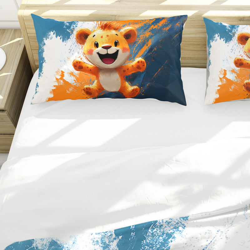 Safari Lion Cub Duvet Cover Set by Wikus Schalkwyk