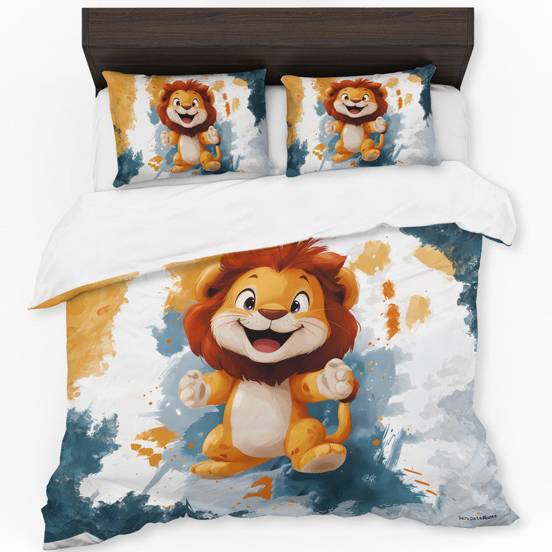 Safari Lion Duvet Cover Set by Wikus Schalkwyk