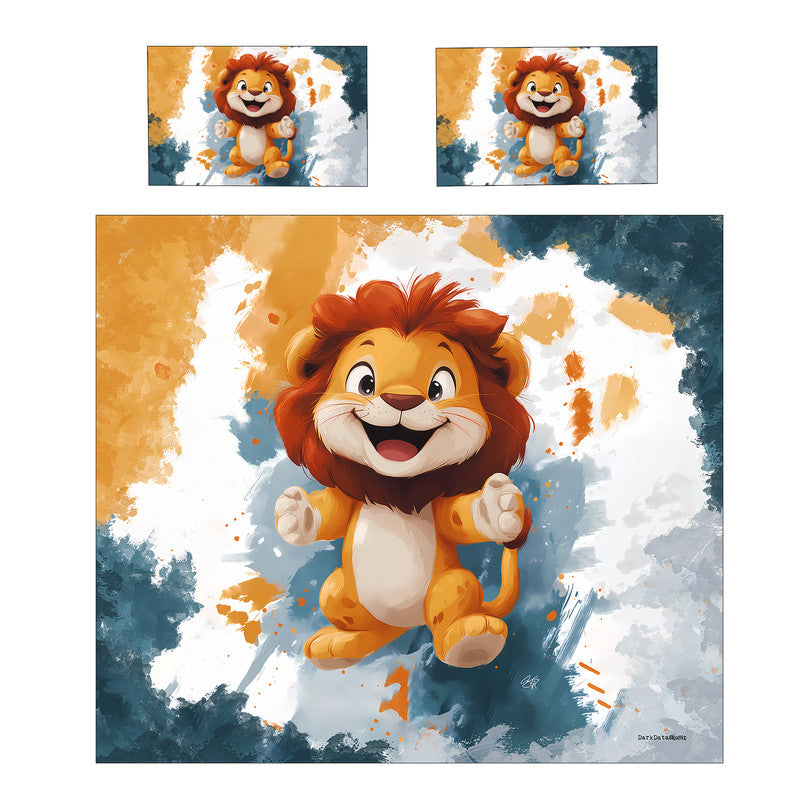Safari Lion Duvet Cover Set by Wikus Schalkwyk