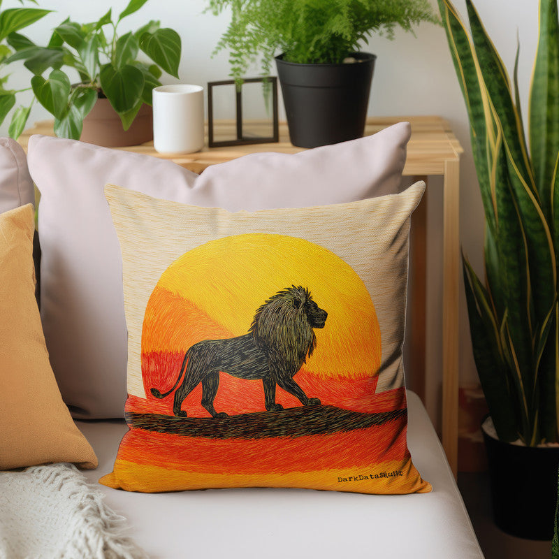 Safari Lion Luxury Scatter by Wikus Schalkwyk