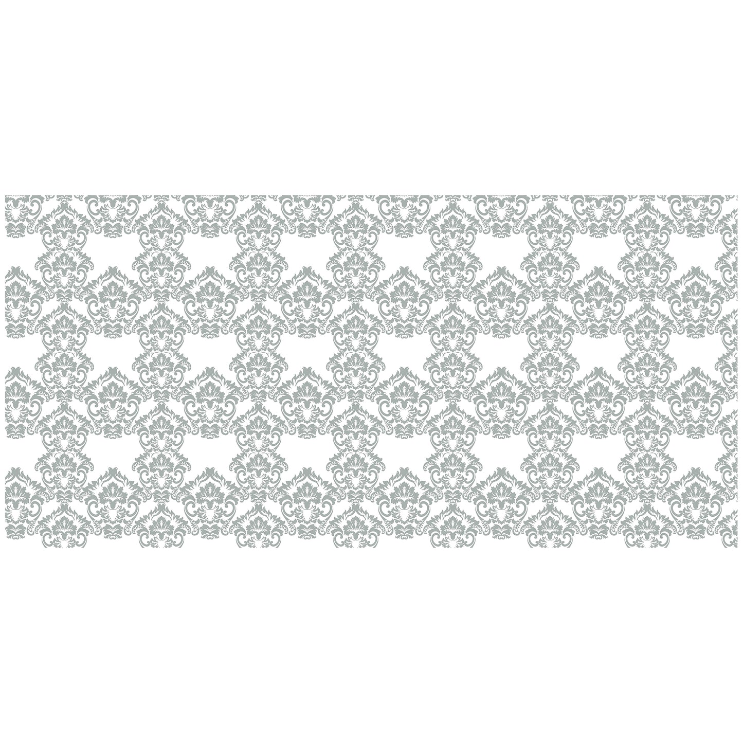 Sage Pattern on White 3m Rectangle Tablecloth