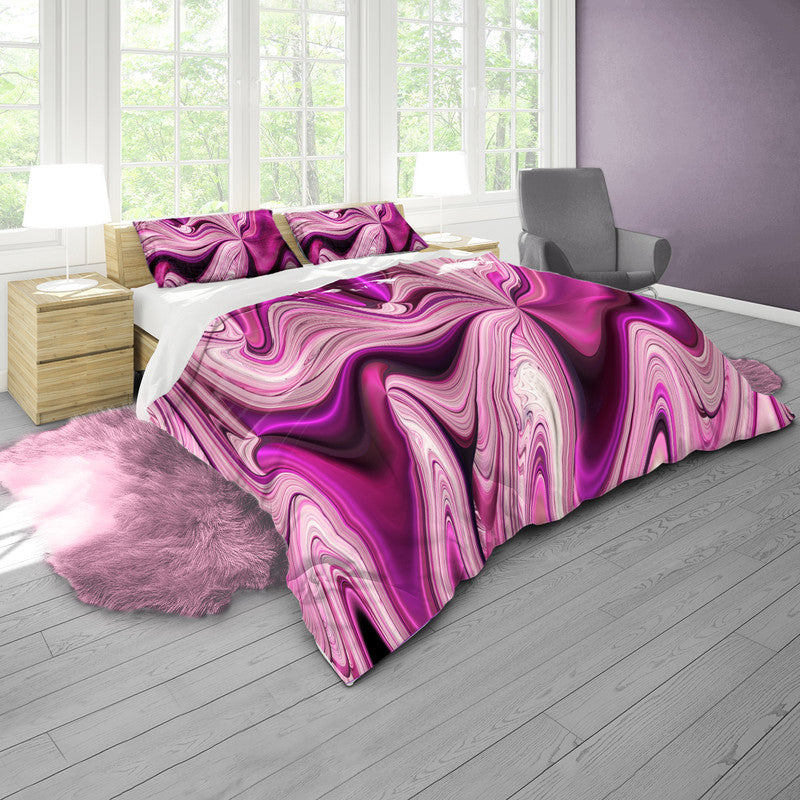 Satin Shimmer Duvet Cover Set
