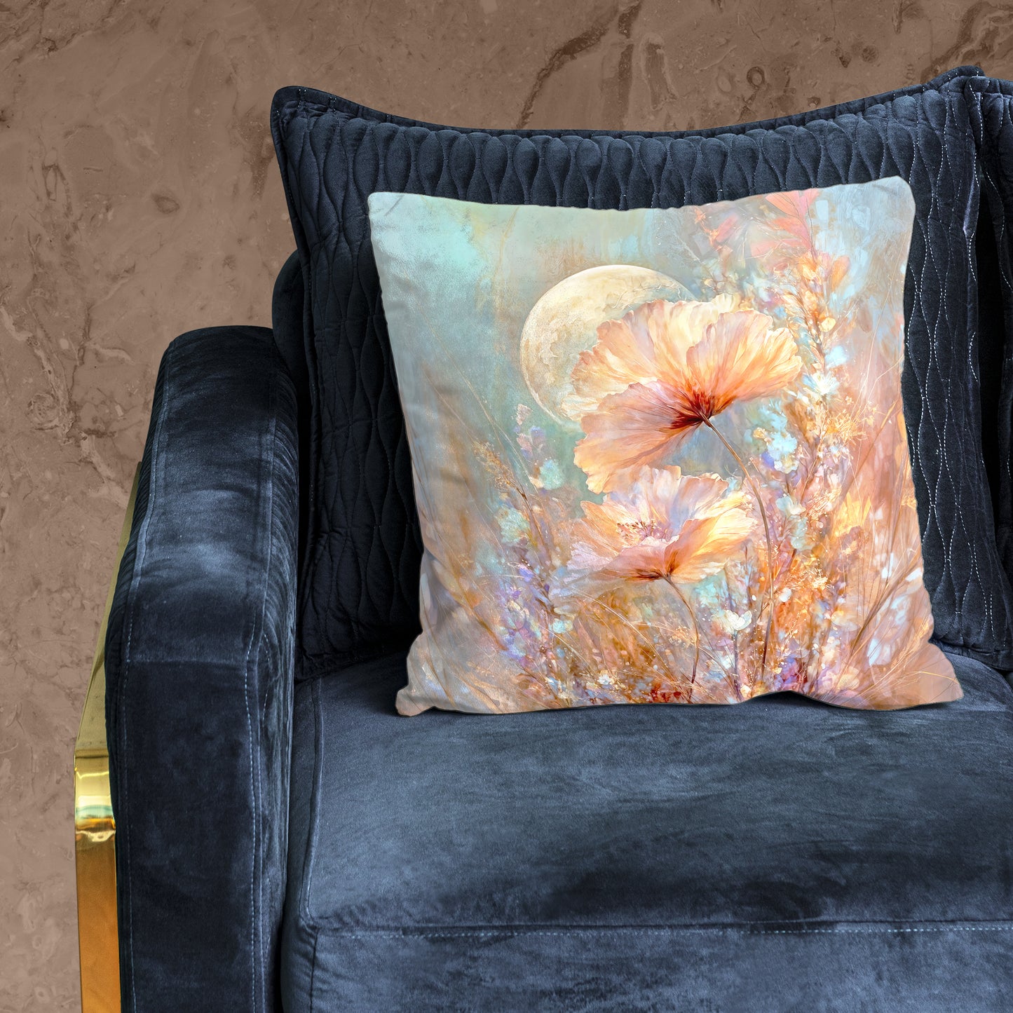 Satin Apricot Luxury Scatter