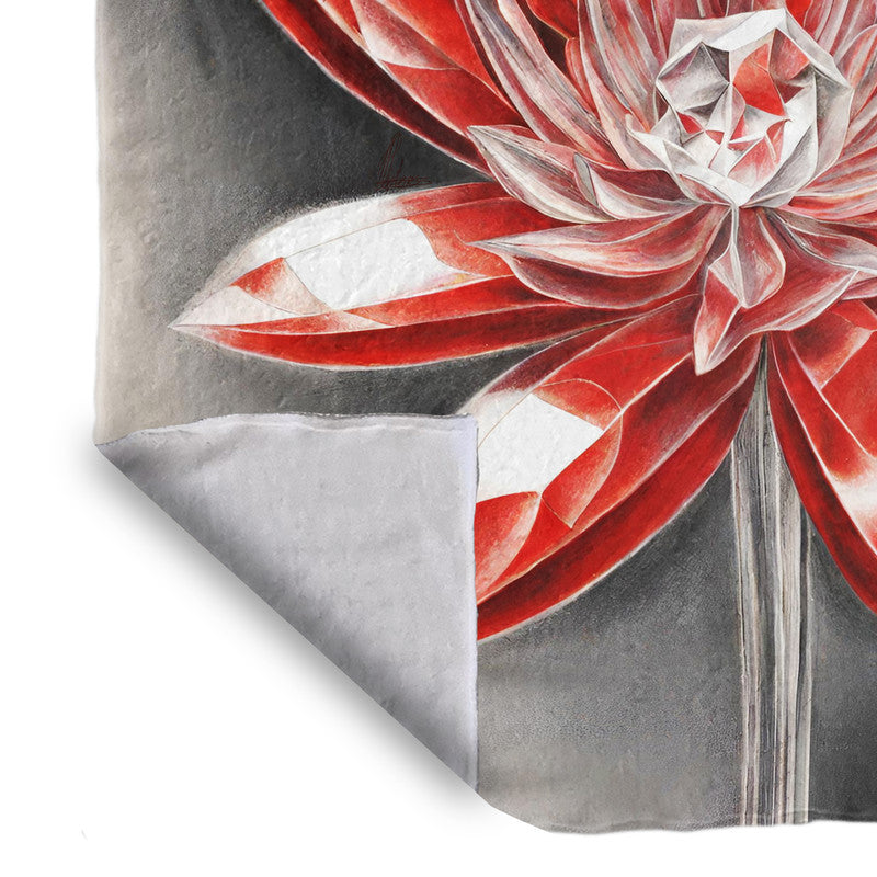 Scarlet Sparkle Blossom Light Weight Fleece by Nathan Pieterse