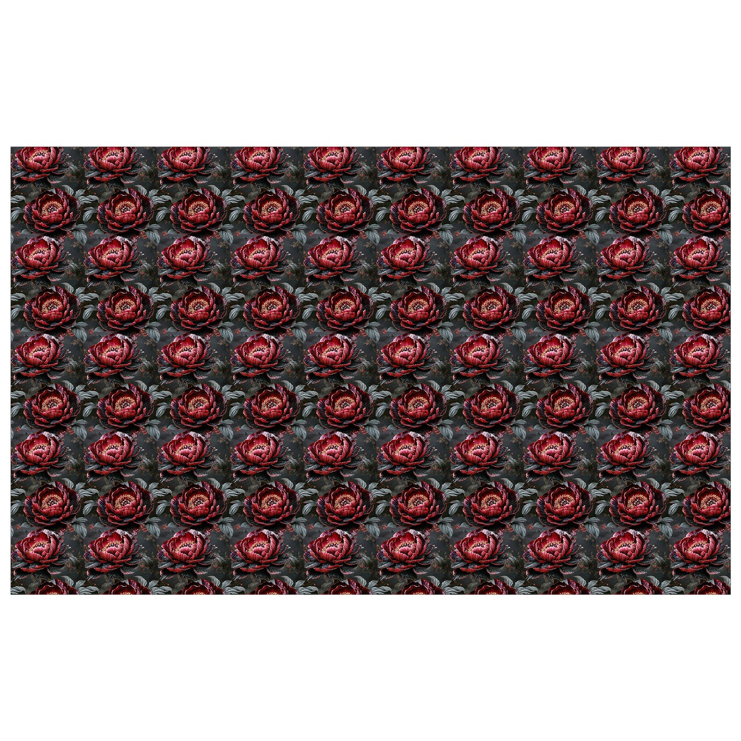 Scarlet Bloom Rectangle Tablecloth