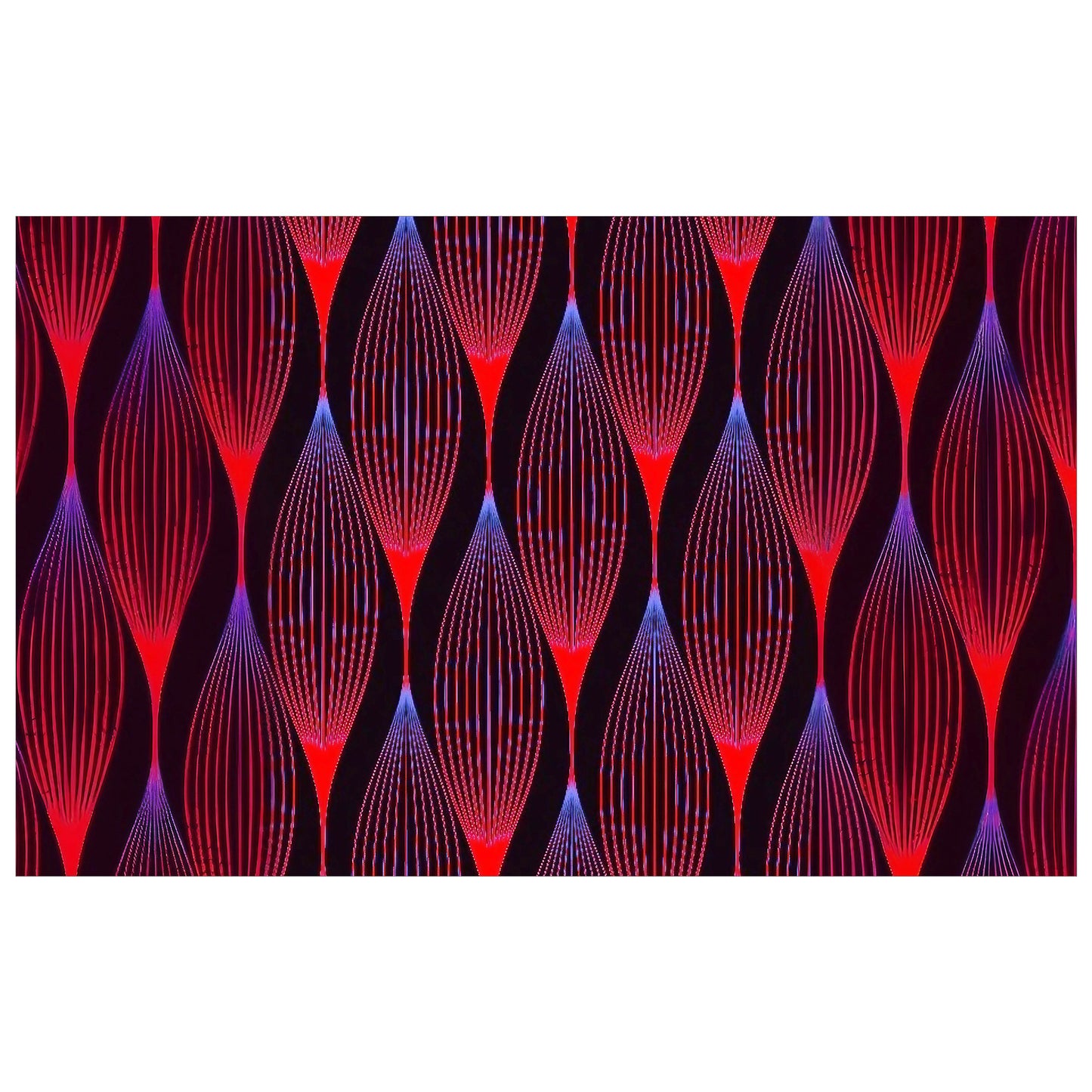 Scarlet Hibiscus Haze Rectangle Tablecloth