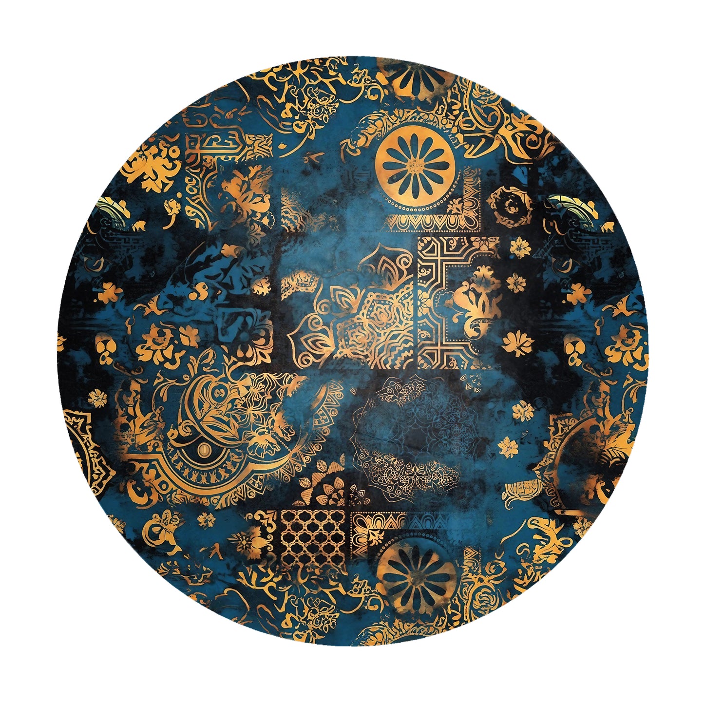 Scattered Embers Round Tablecloth
